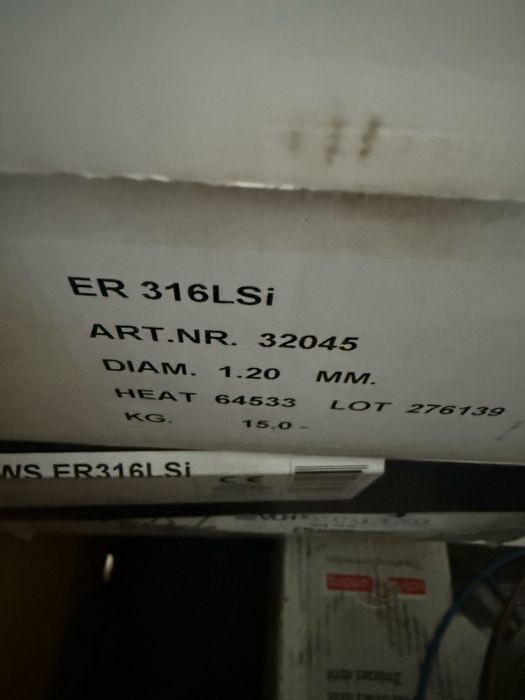 Sarma sudura inox 1.2 la 15 kg