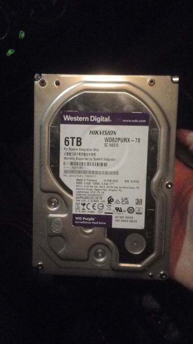 Western digital 6T hard