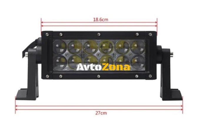 18.5 См 36W Мощен 4D 4Д Led Bar Лед Диоден Бар Прожектор 12V 24V 2520