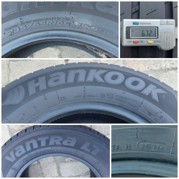 O bucată 235/65 R16C vară - una Pirelli Hankook