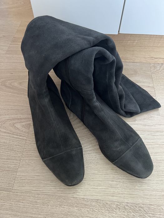 Осенние сапоги ботфорты