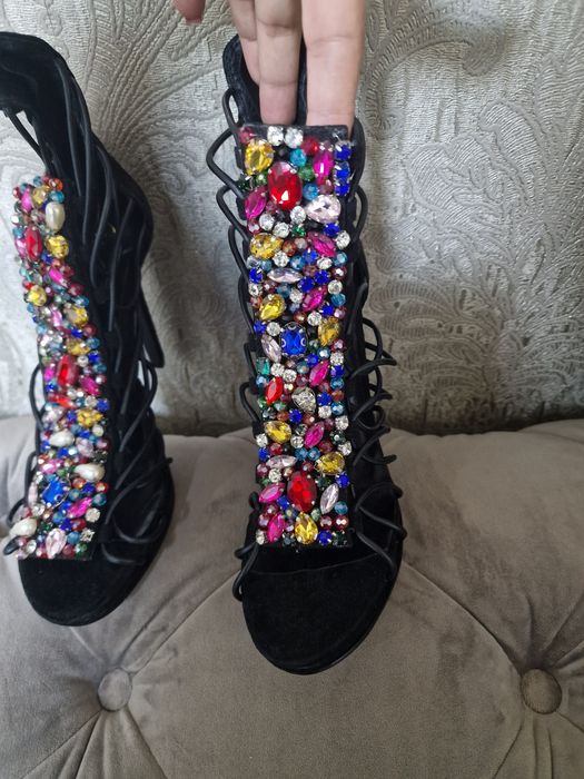 Sandale superbe Zanotti 38 piele