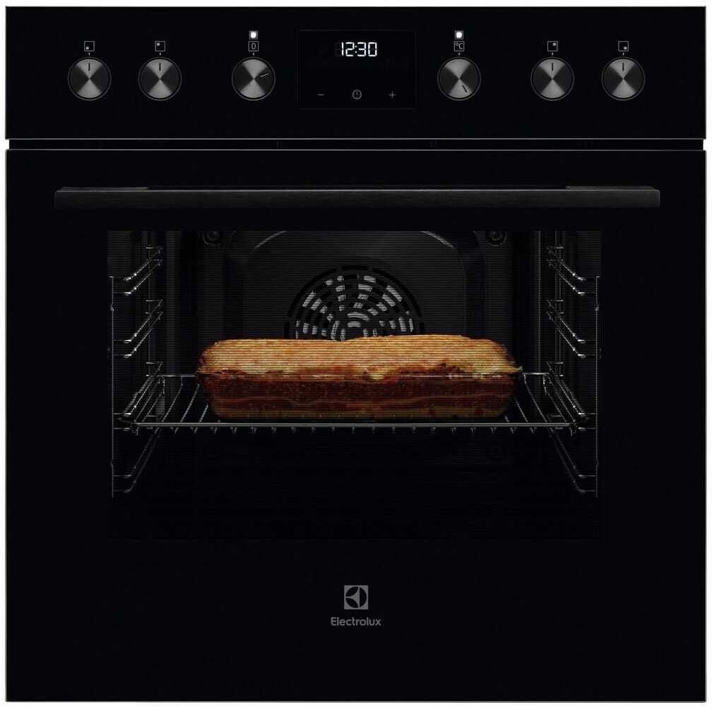 Фурна + стъклокерамичен плот за вграждане ELECTROLUX KEFGH40BK