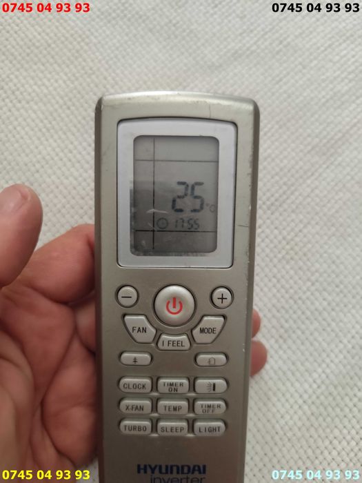 telecomanda aer conditionat HYUNDAI yt1f functionala baterii incluse