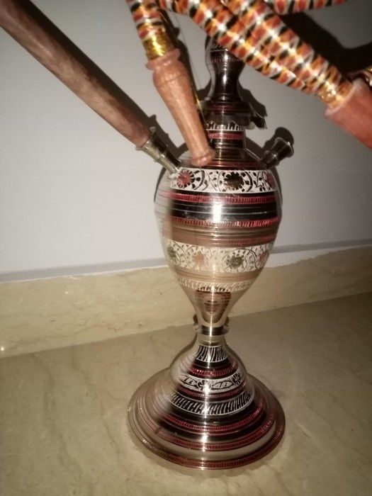 Narghilea colecție din bronz de dimensiuni mari