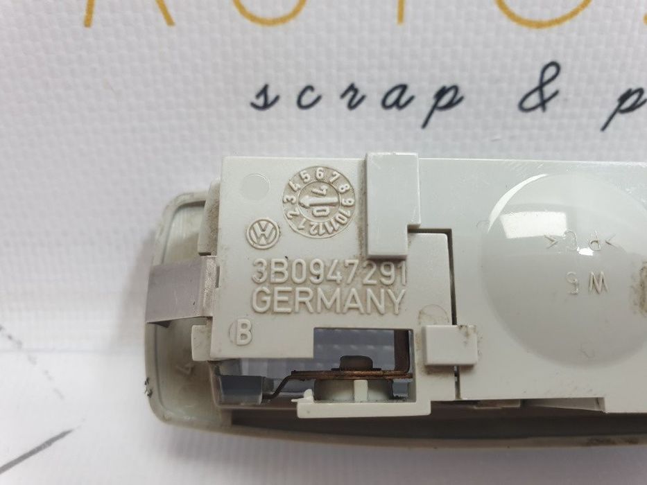 Lampa lumina pasageri VOLKSWAGEN GOLF IV Variant 1J5 1999 - 2006, Break 1.9 TDI ATD, AXR 3B0947291