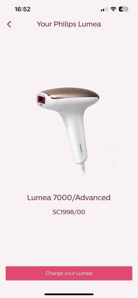 Vand epilator cu IPL LUMEA PHILIPS 7000