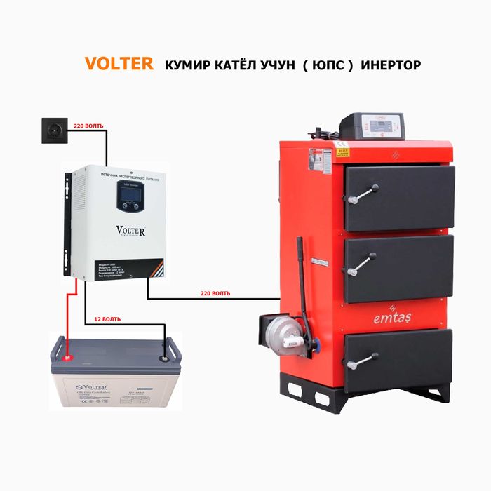 Кумир катёллар учун ИНВЕРТОР  VOLTER 1000