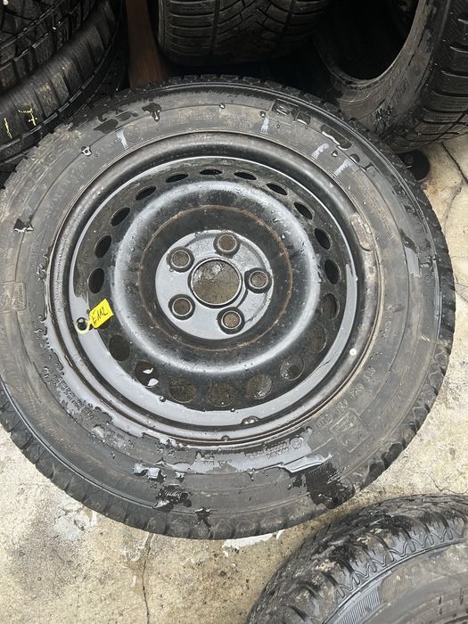 Jante tabla/otel 16’ Vw T5 cu cauciucuri M+S 205/65/16C
