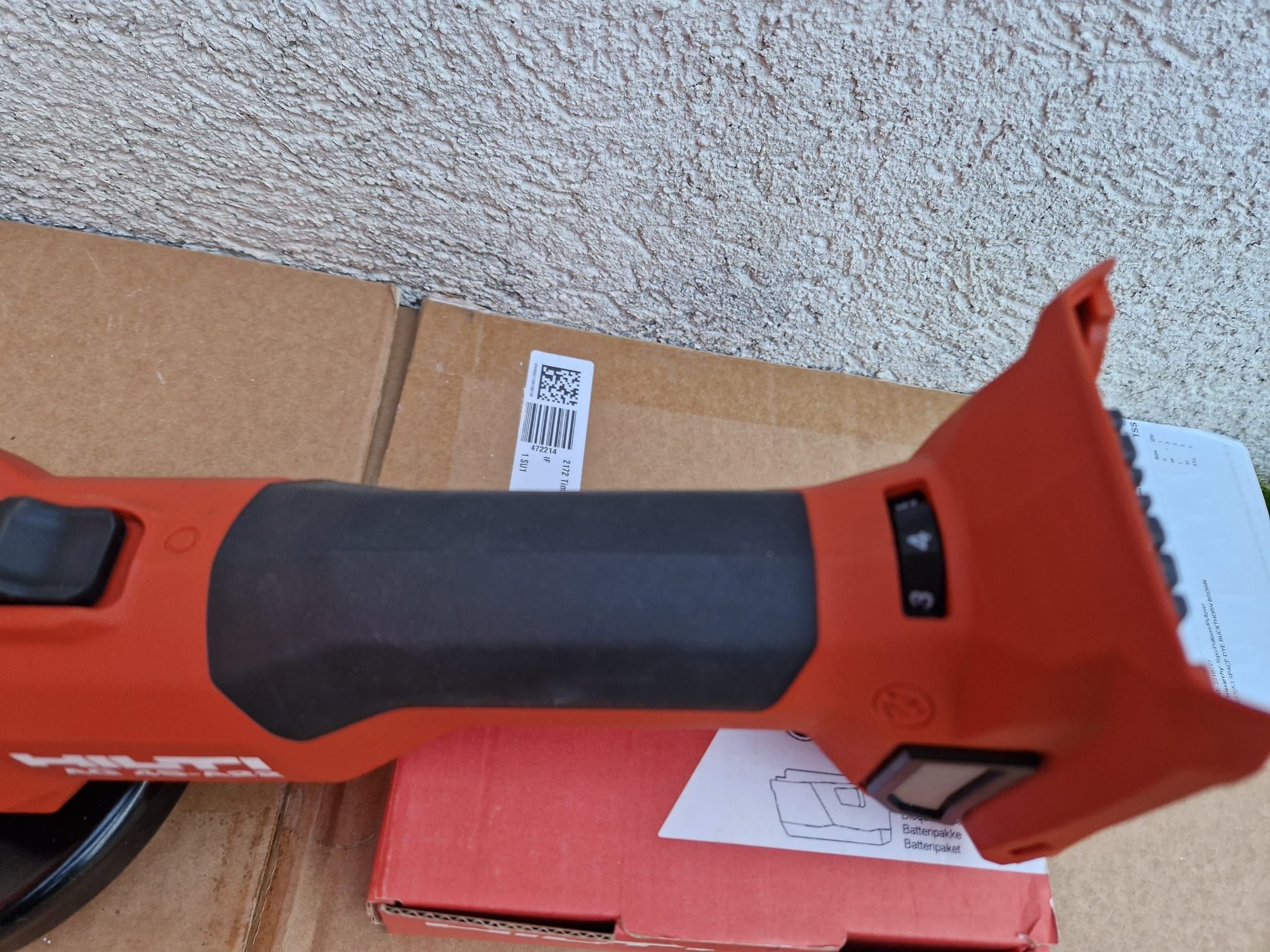 Hilti polizor pe acumulator cu variator