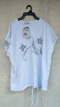 bluza tricou dama femei 56 model floral pietricele traditional stras