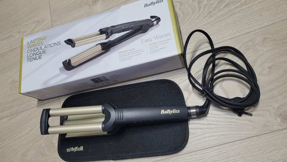 Placa profesionala de ondulat BaByliss Easy Waves C260E, 200°C