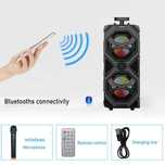Преносима Bluetooth тонколона ZQS 8212 микрофон