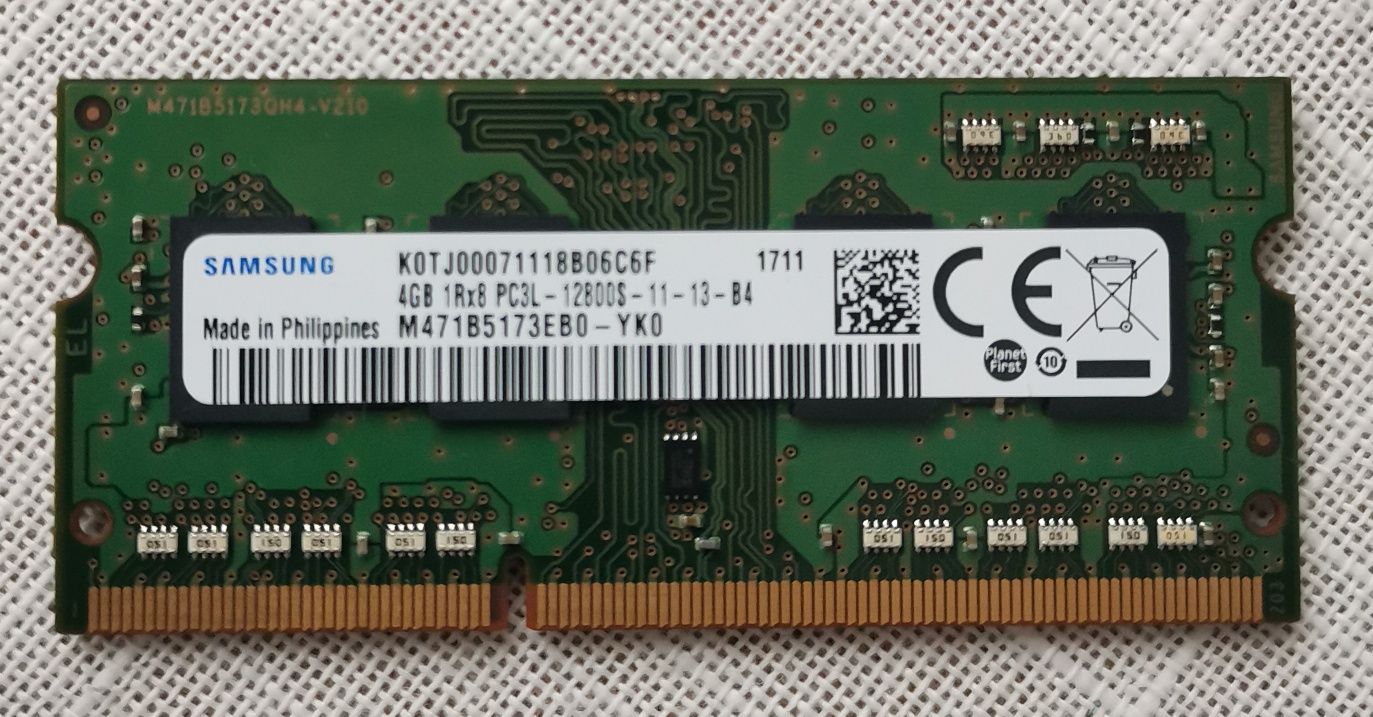 4GB RAM laptop ddr3l