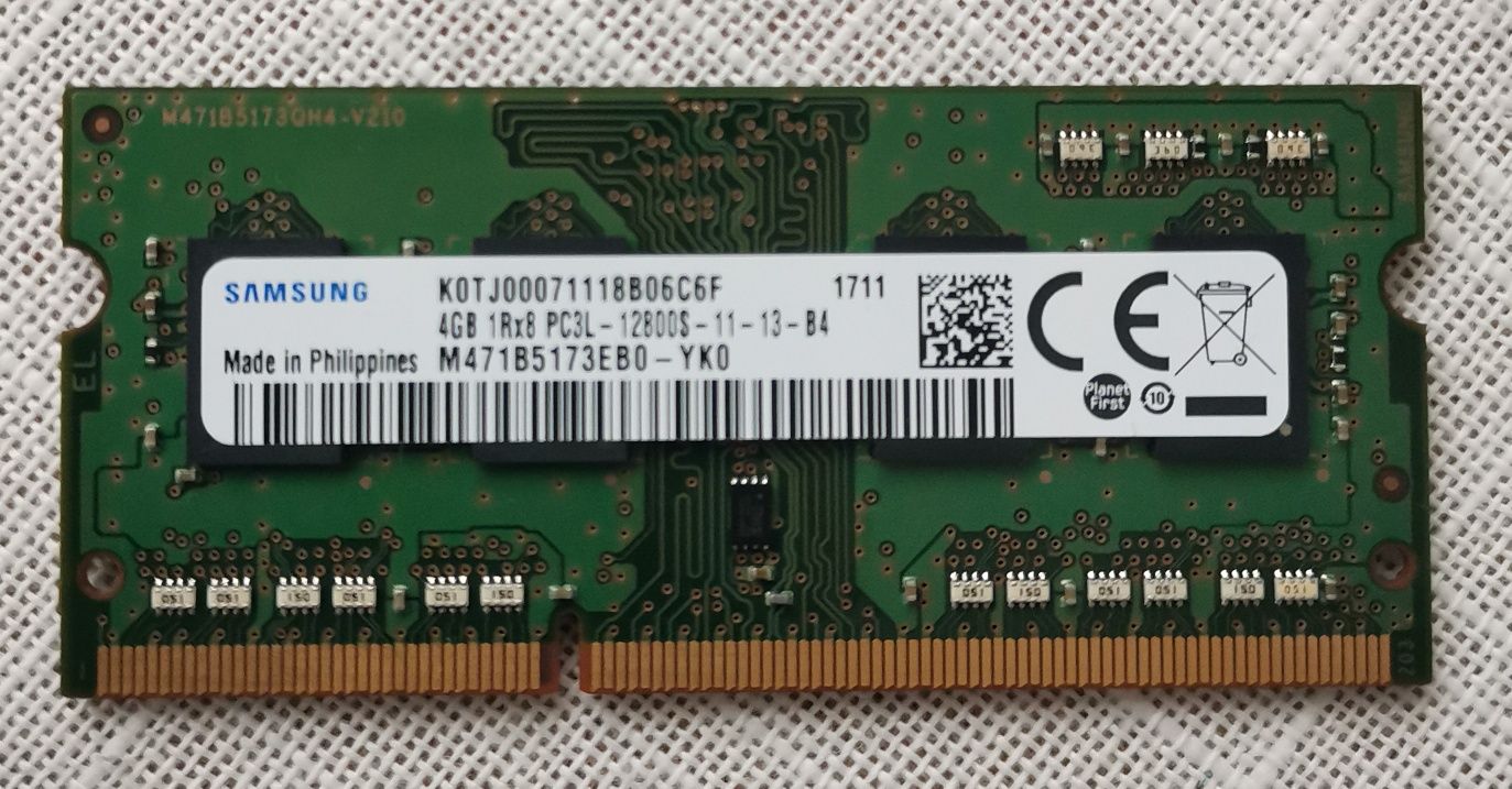 4g RAM laptop ddr3l