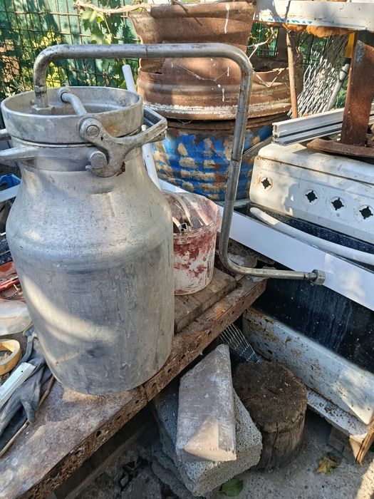 Cazan țuică la balerca și racitor cu țeava cu filet bun  teva inox
