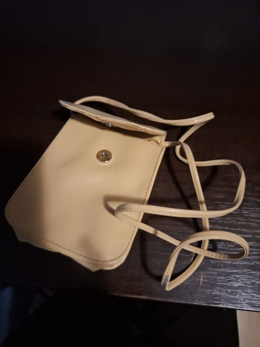 Poșetă/Geantă Mică Crossbody (Port-Telefon) Bej/Nude