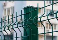 Оградни пана с PVC покритие,колове,портали, декоративна оградна мрежа
