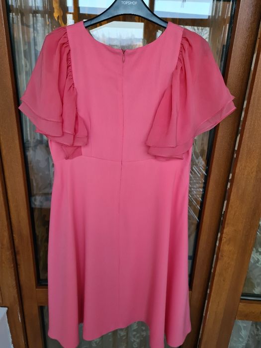 Rochie eleganta roz piersica