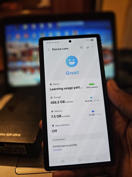 Samsung S24 Ultra 512GB în stare excelentă + cutie și cablu original