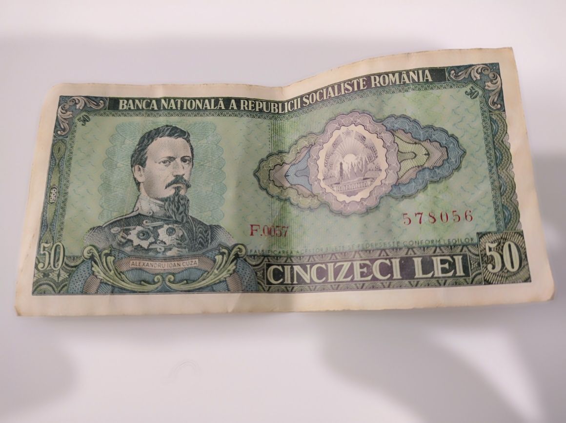 Bancnota 50 lei 1966