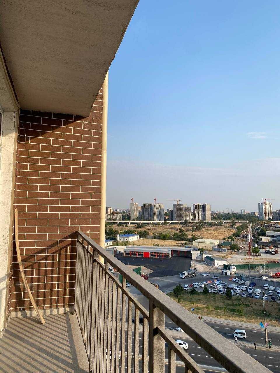 ЖК Паркент Плаза Авиатор 1-комн 9/9 27 м² кирпич ремонт закрытый двор