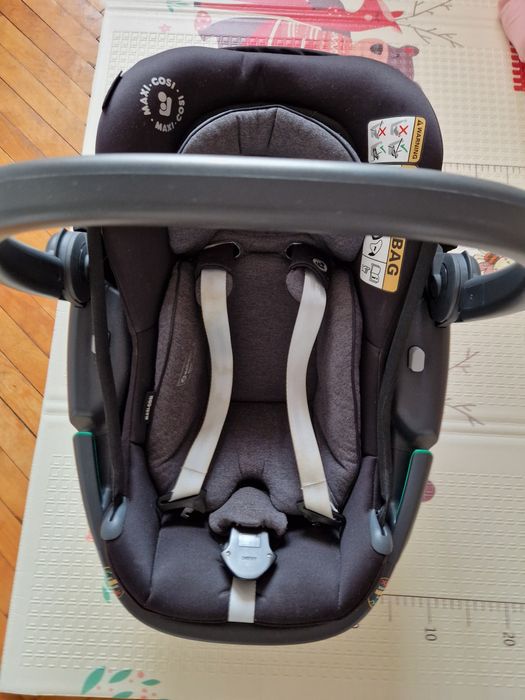 Бебешко кошче за кола 0-12 /360° + кошница Maksi Cosi с изофикс база