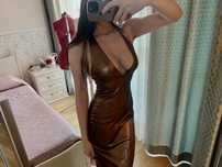 Rochie eleganta bronz