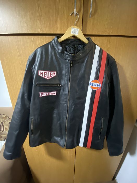 Geacă din piele naturală,motocicliști