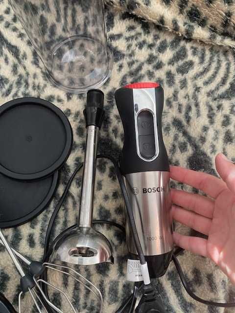 Пасатор Bosch ErgoMixx Style 1000 W, Аксесоар с 2 бр. тел, Чопър
