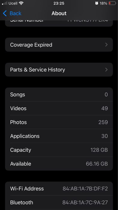 iphone  128 gb  100% batary