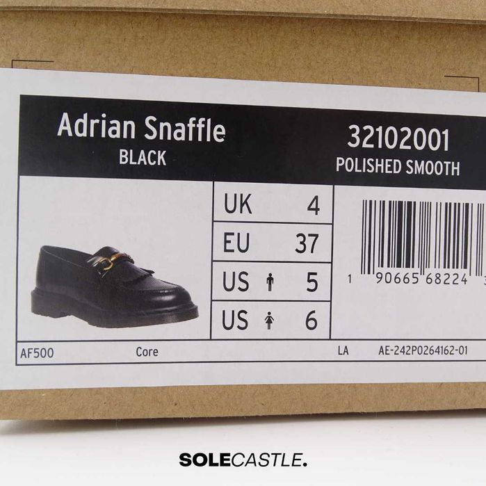 Dr. Martens Adrian Snaffle 'Black Polished Smooth'