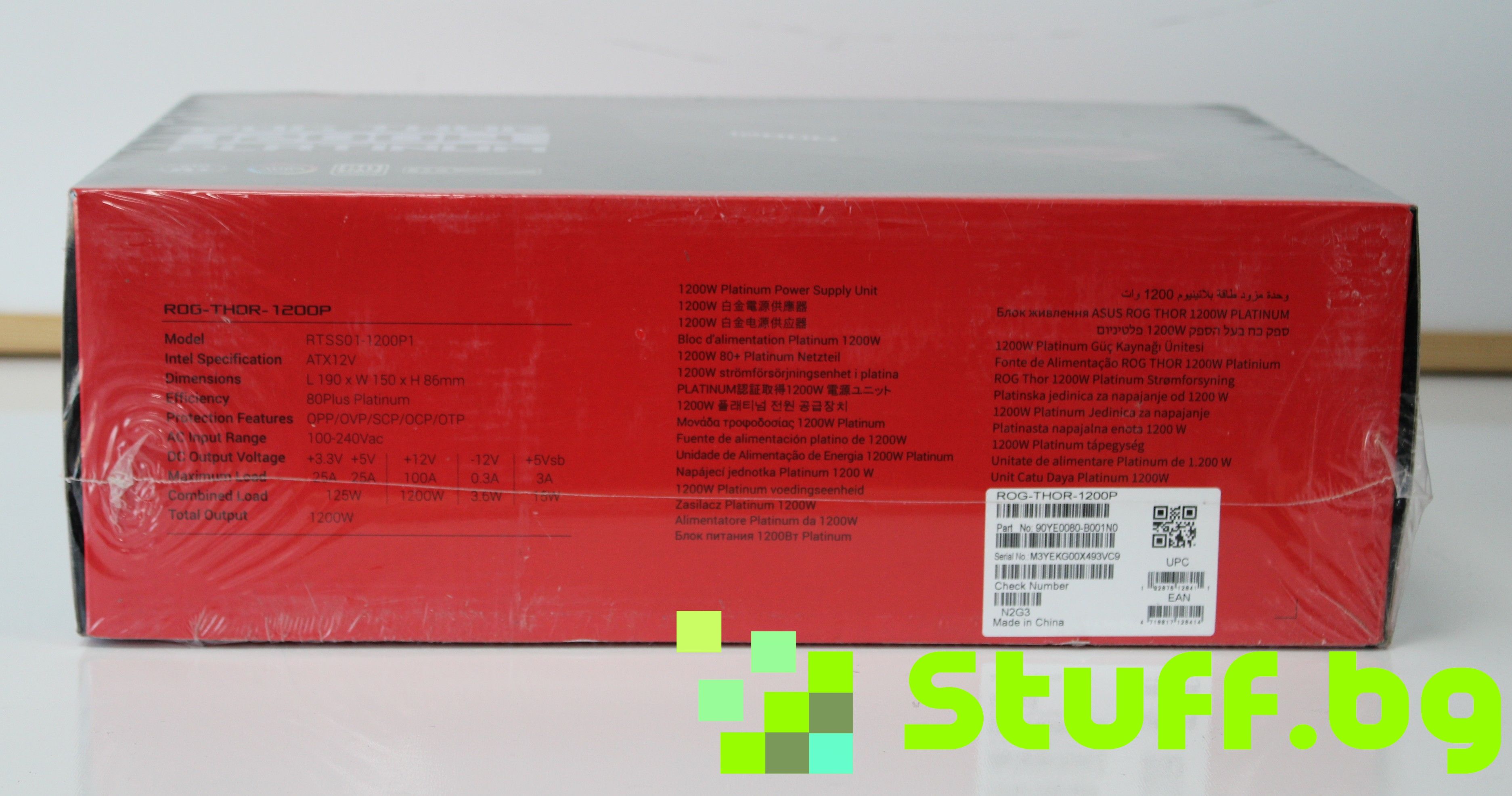 Захранващ блок Power supply ROG Thor 1200W Platinum ROG-THOR-1200P NEW