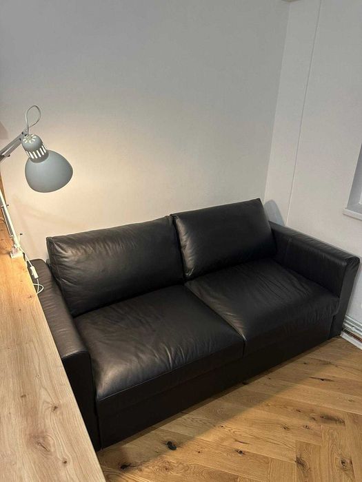 Canapea VIMLE (ikea) extensibilă 2 locuri, Grann/Bomstad negru,