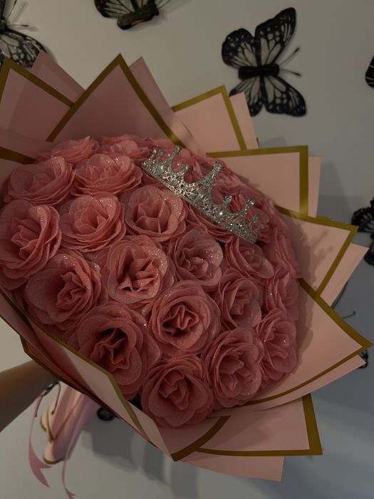 Buchet de tradafiri cu slipici