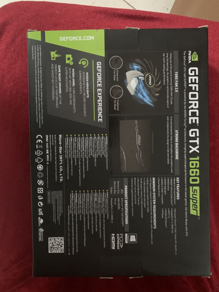 MSI Geforce GTX 1660 Super Ventus XS OC - Placa grafica de exceptie