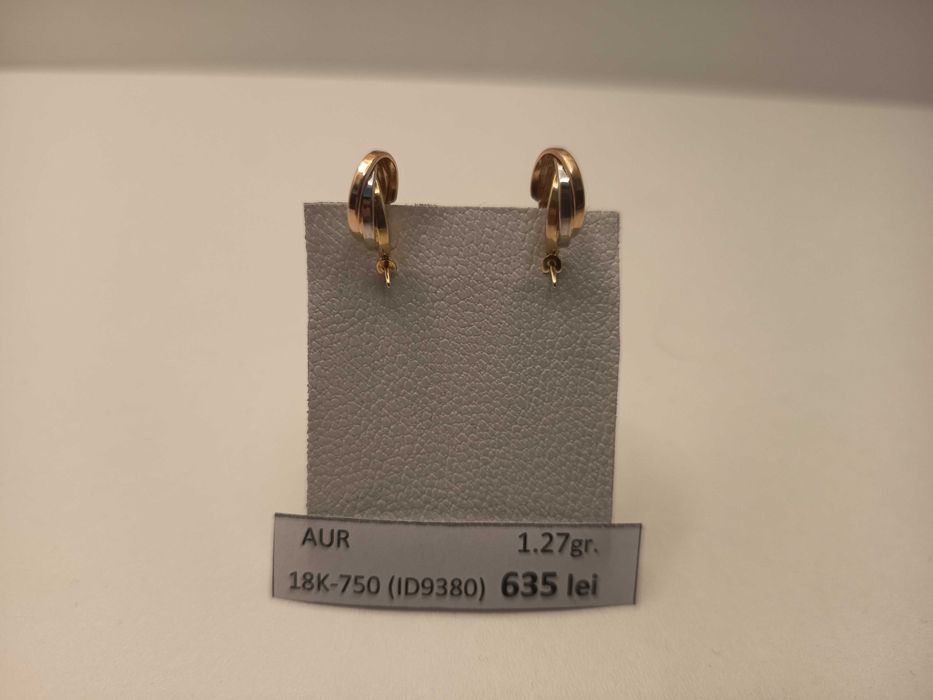 Cercei aur 18 Karate (1.27 grame) ID9380