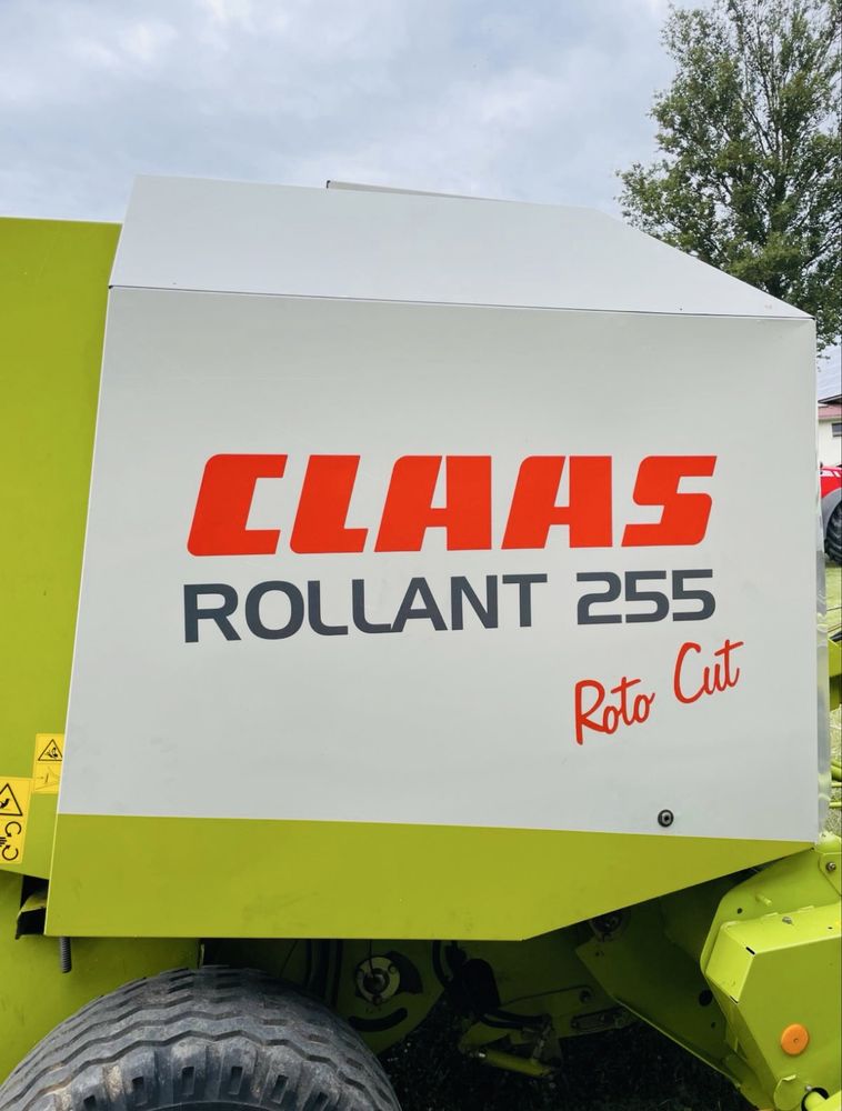 Presa de balotat Claas255, 250 Roto Cut,Plasă baloți rotunzi 1.20