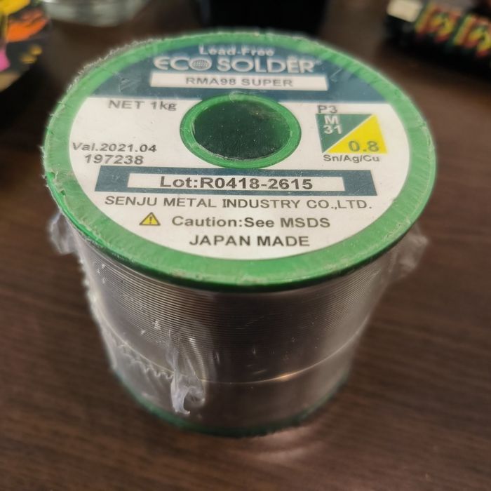 Rola staniu sn-ag3.5-cu0.75