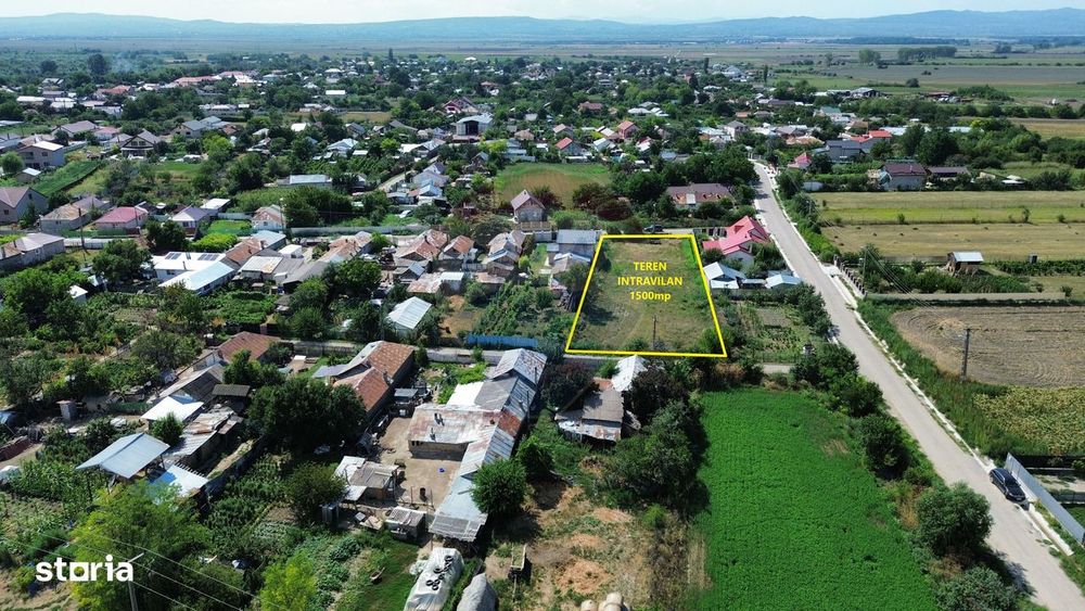 Teren intravilan 1,500mp