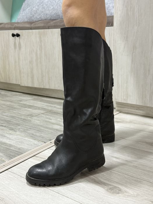 Ботильоны из натуральной кожи