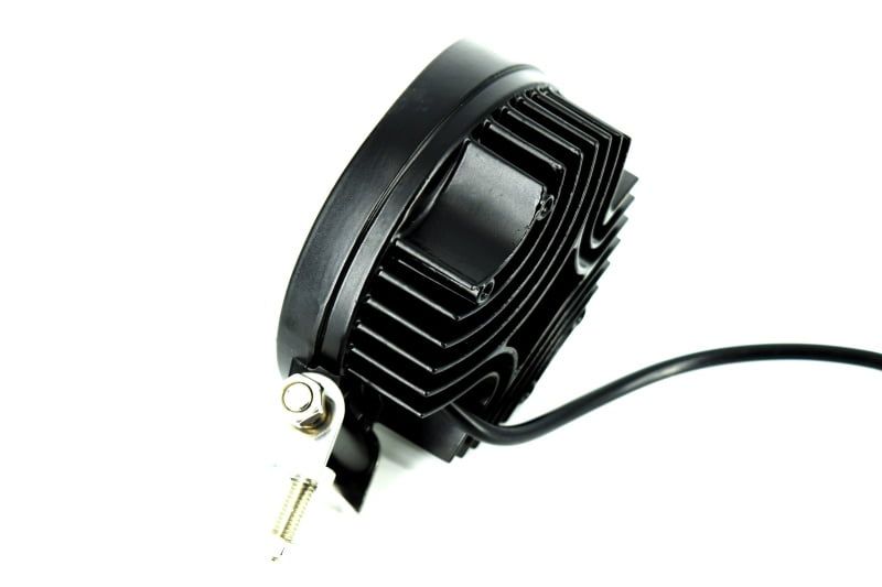 Proiector LED rotund 27W cu angel eyes ALB, Spot Beam  12/24