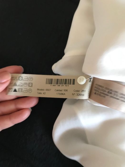 Rochie cu broderie , Massimo Duti, 42