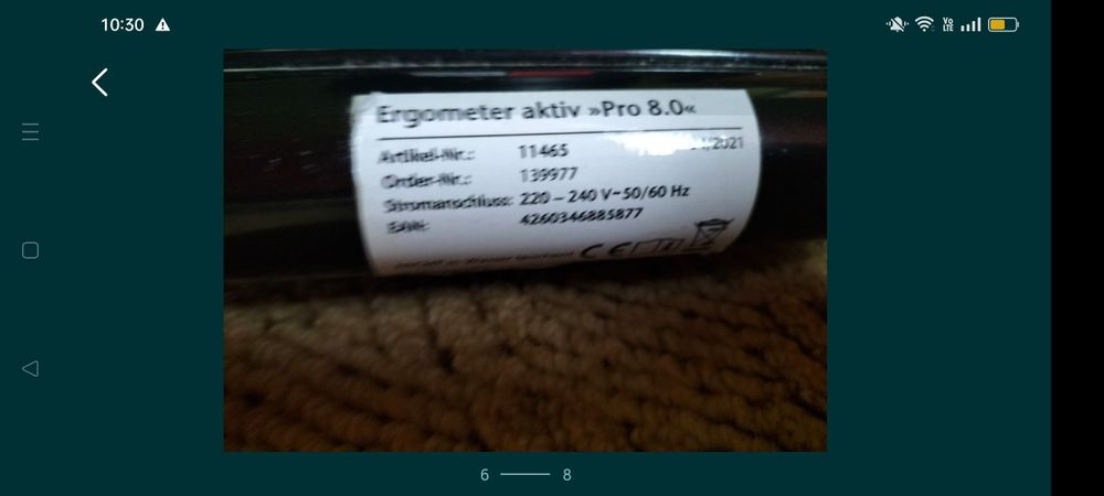 Bicicletă fitness aproape nouă din Germania.