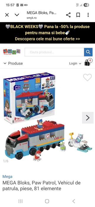 Set Patrula Catelusilor Mega Blocks