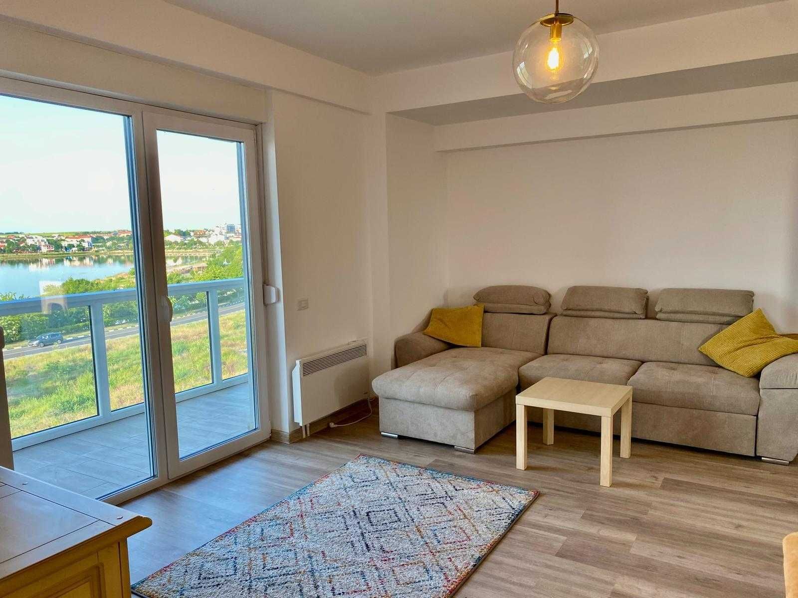 Vedere lac Techirghiol - Ap. 3 camere de vânzare, mobilat și utilat!
