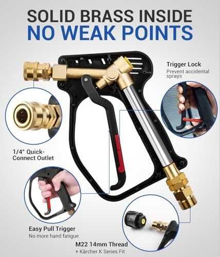 Нов Високонапорен пистолет за Karcher K2-K7 Компактен дизайн 275 Bar