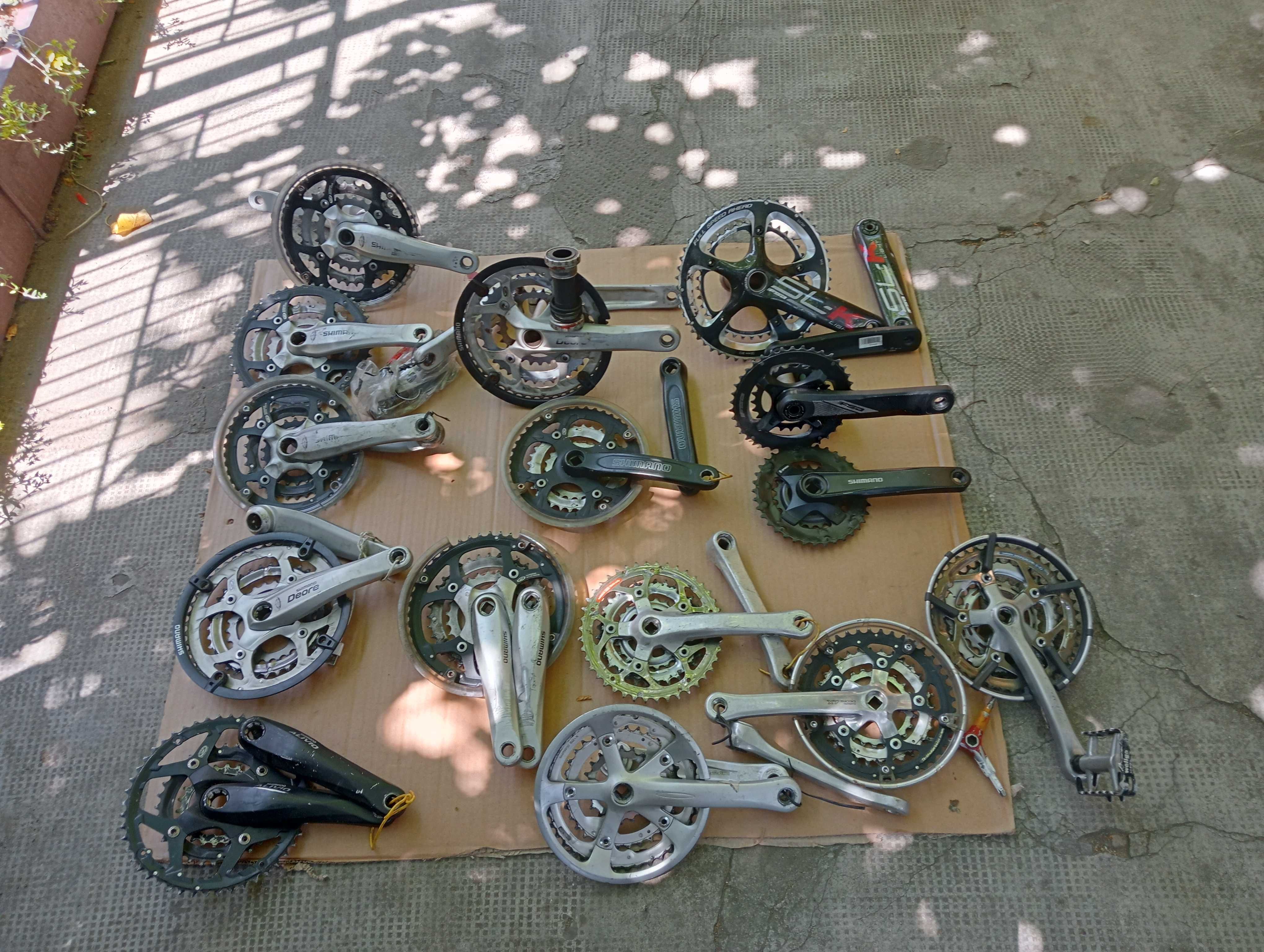 Schimbator spate  fata Shimano Deore XT Angrenaje Cauciucuri 28 manete