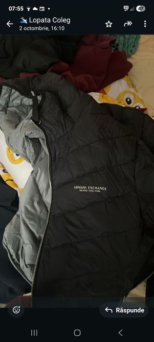 Geaca aramani exchange