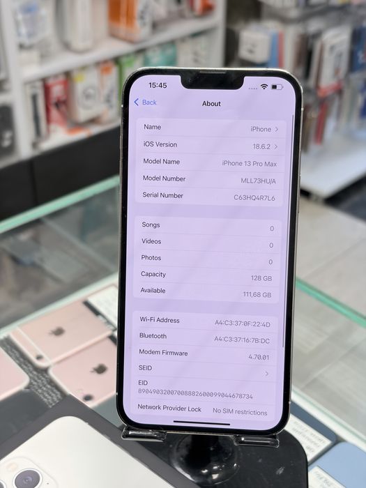 Apple iPhone 13 Pro Max 128GB Silver